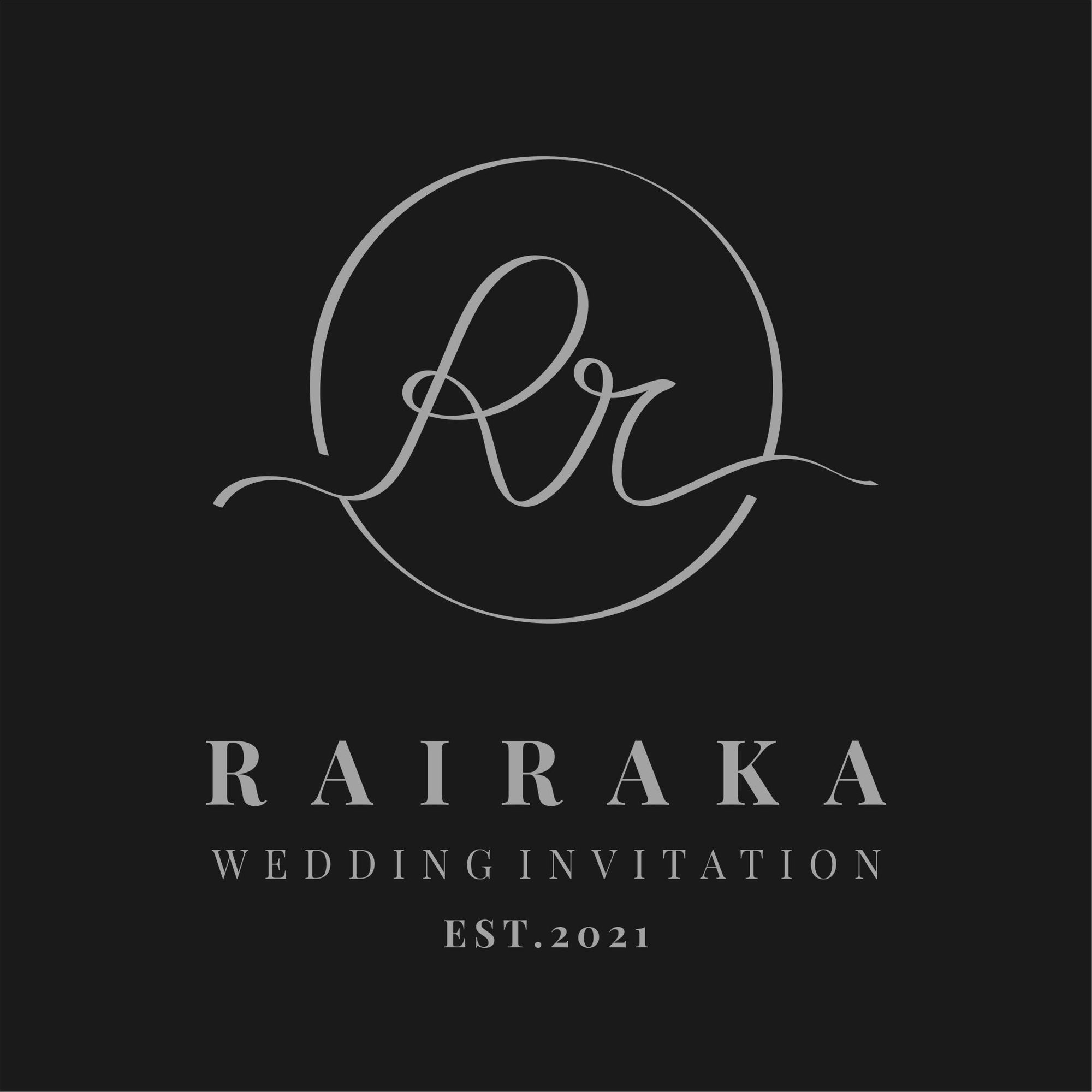 Logo RR WEDDING INVITATION