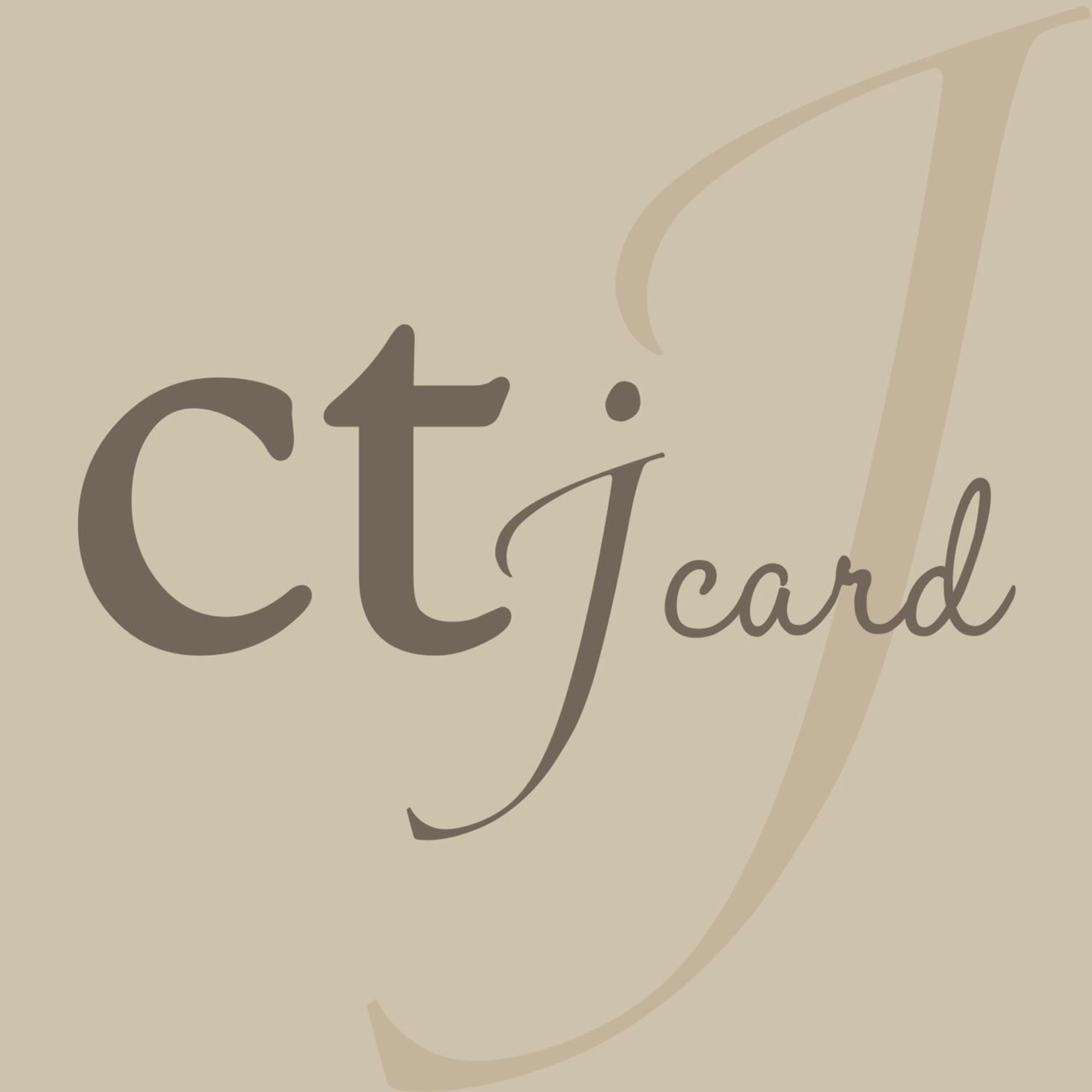 Logo CTj card