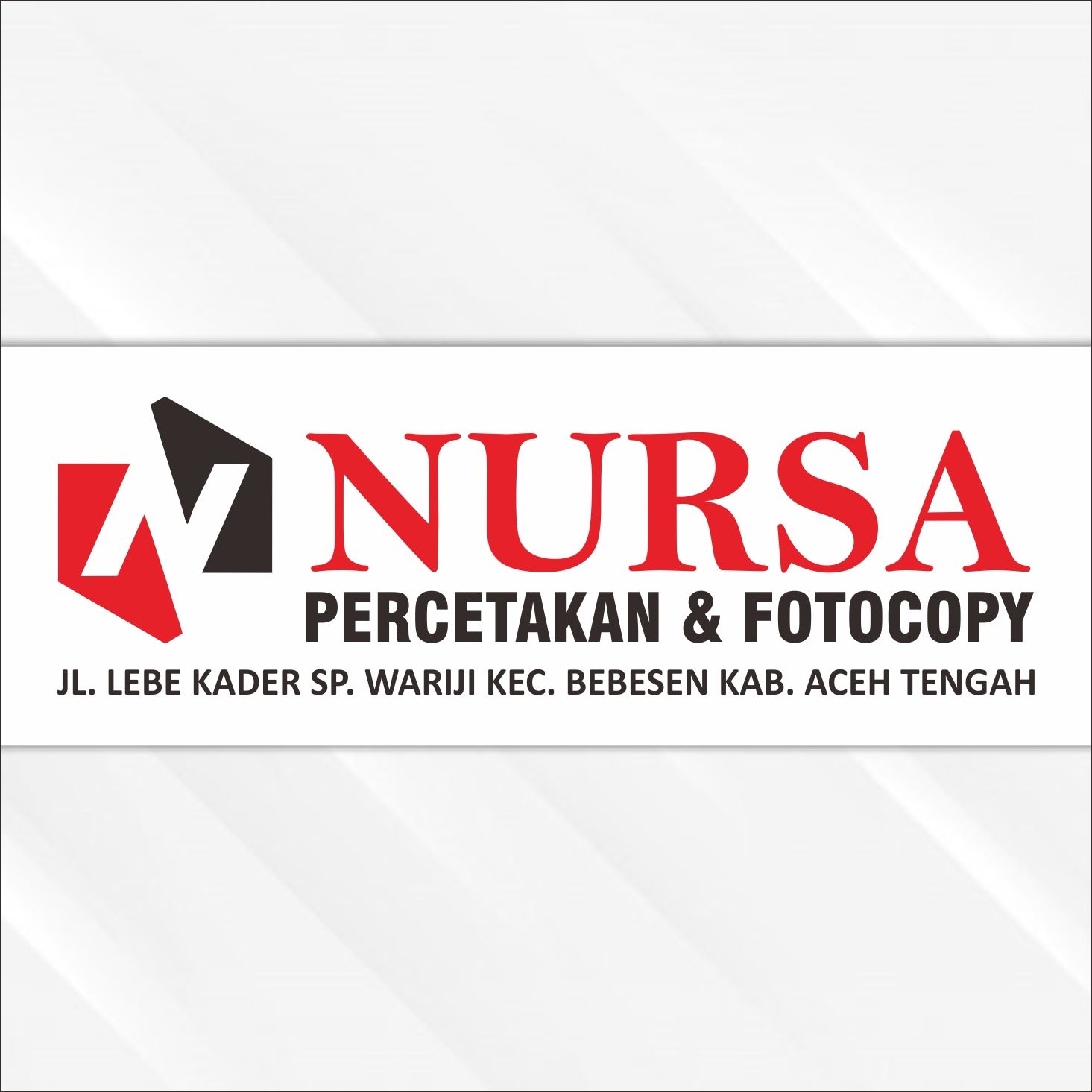 Logo NURSA PERCETAKAN