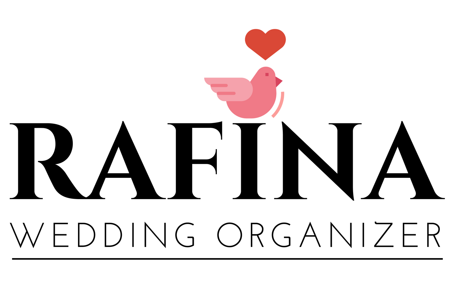 Logo Rafina Wedding Organizer