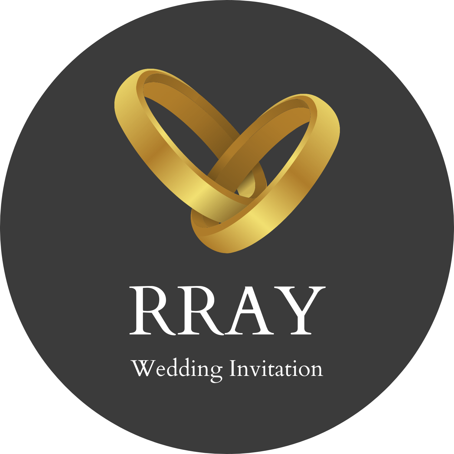 Logo Rray Wedding Invitation