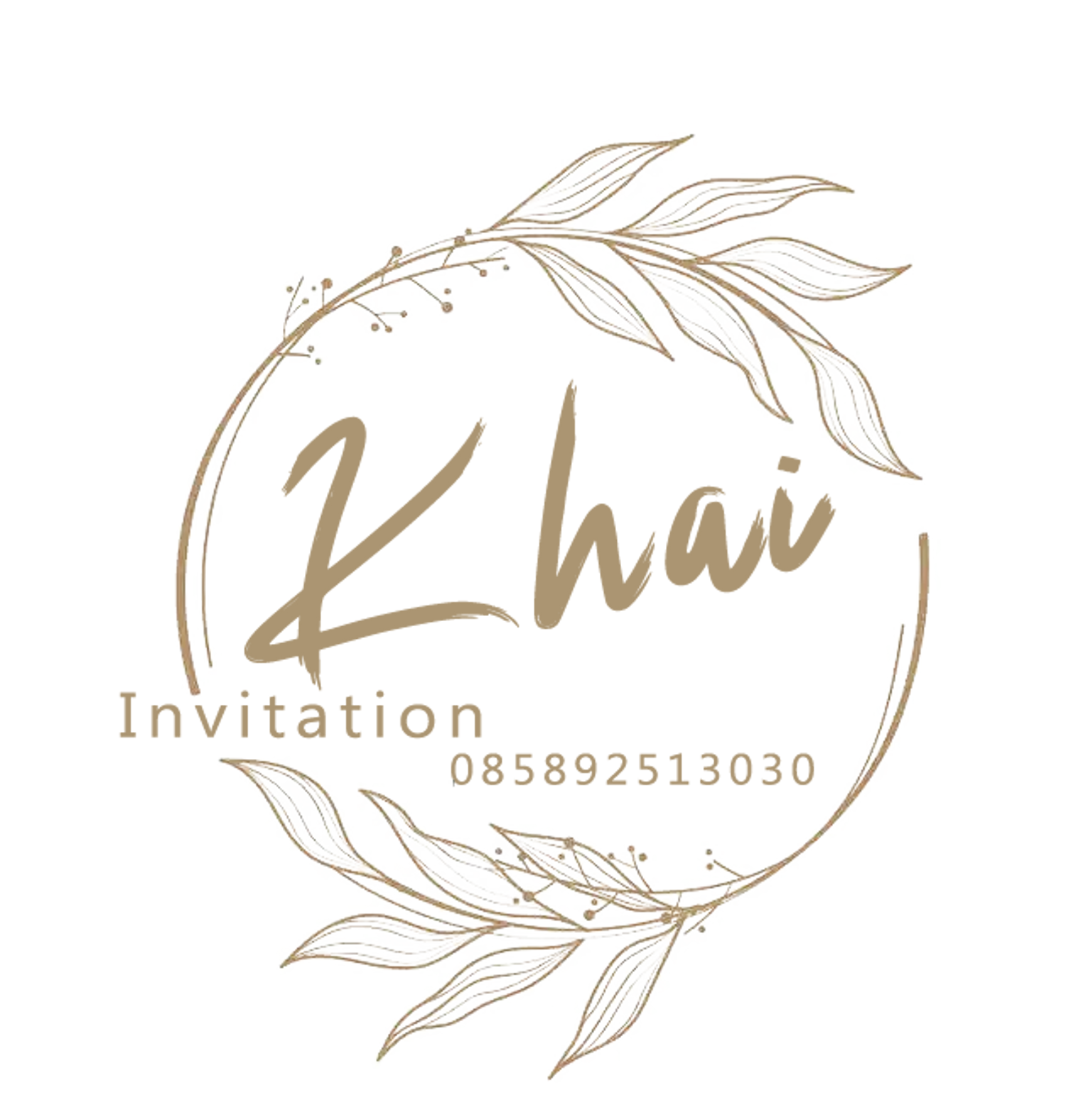 Logo khai invitation