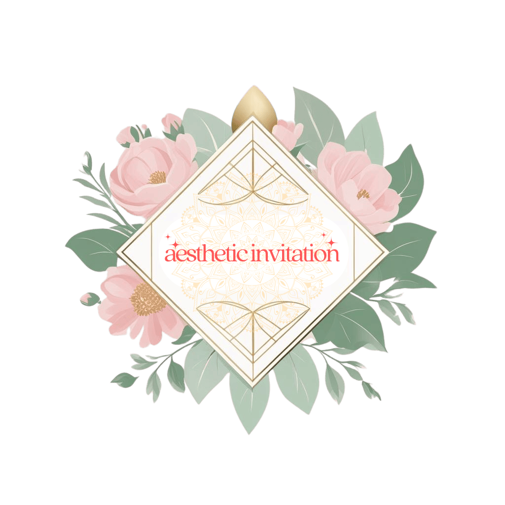 Logo Aesthetic Invitation
